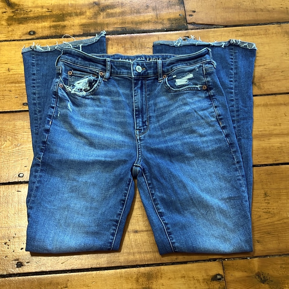 American Eagle Super High Rise Flare Jeans